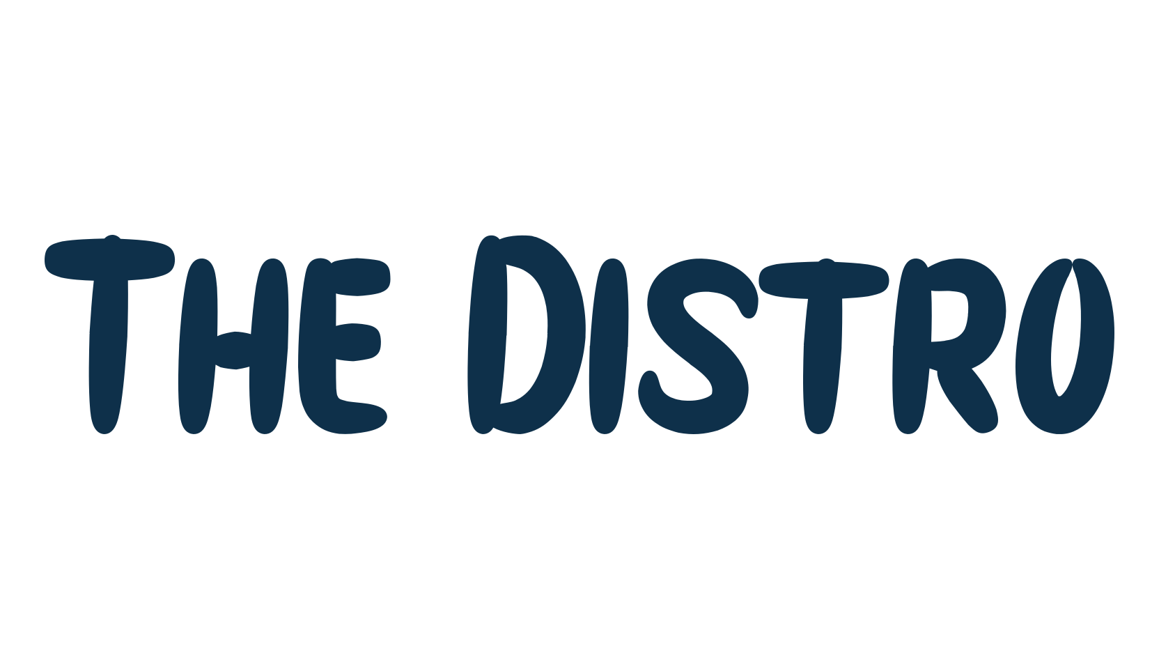 The Distro, fancy various decorative font preview