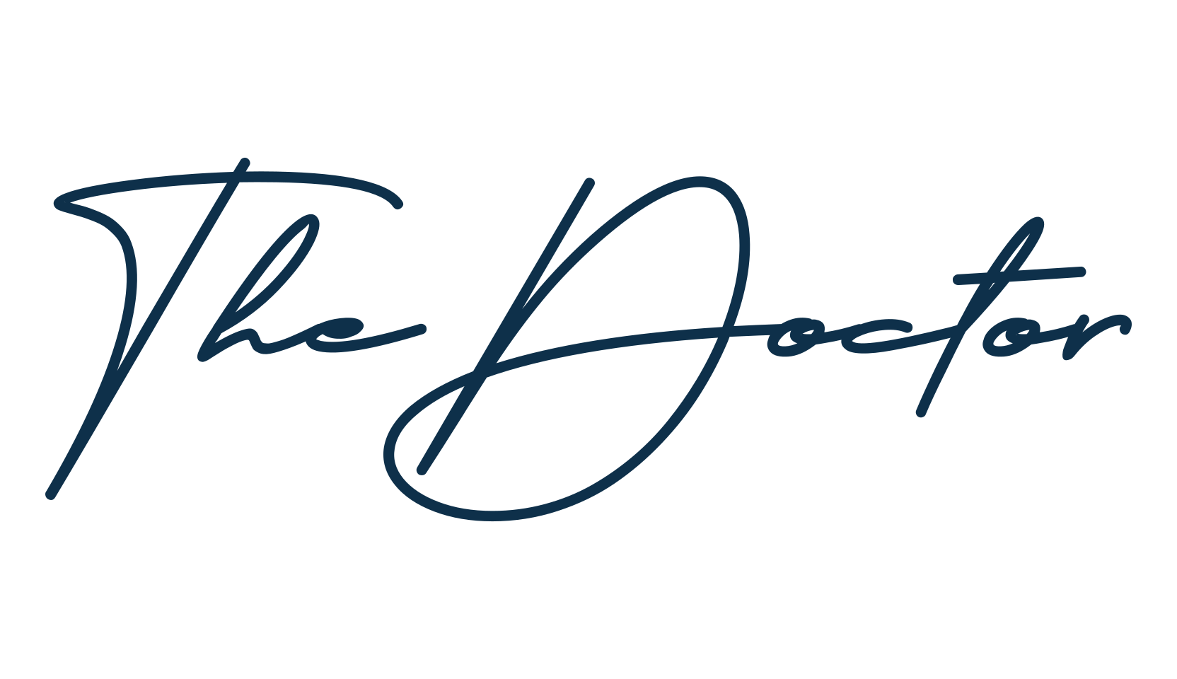 The Doctor (the-doctor), handwriting font preview