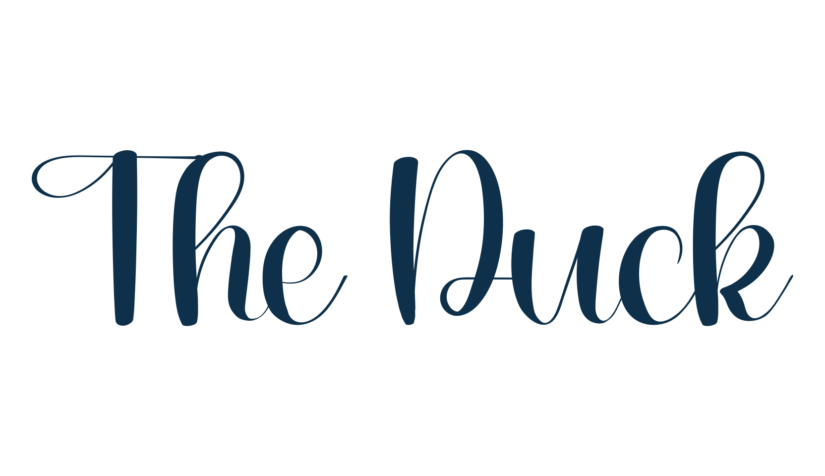 The Duck, various font preview