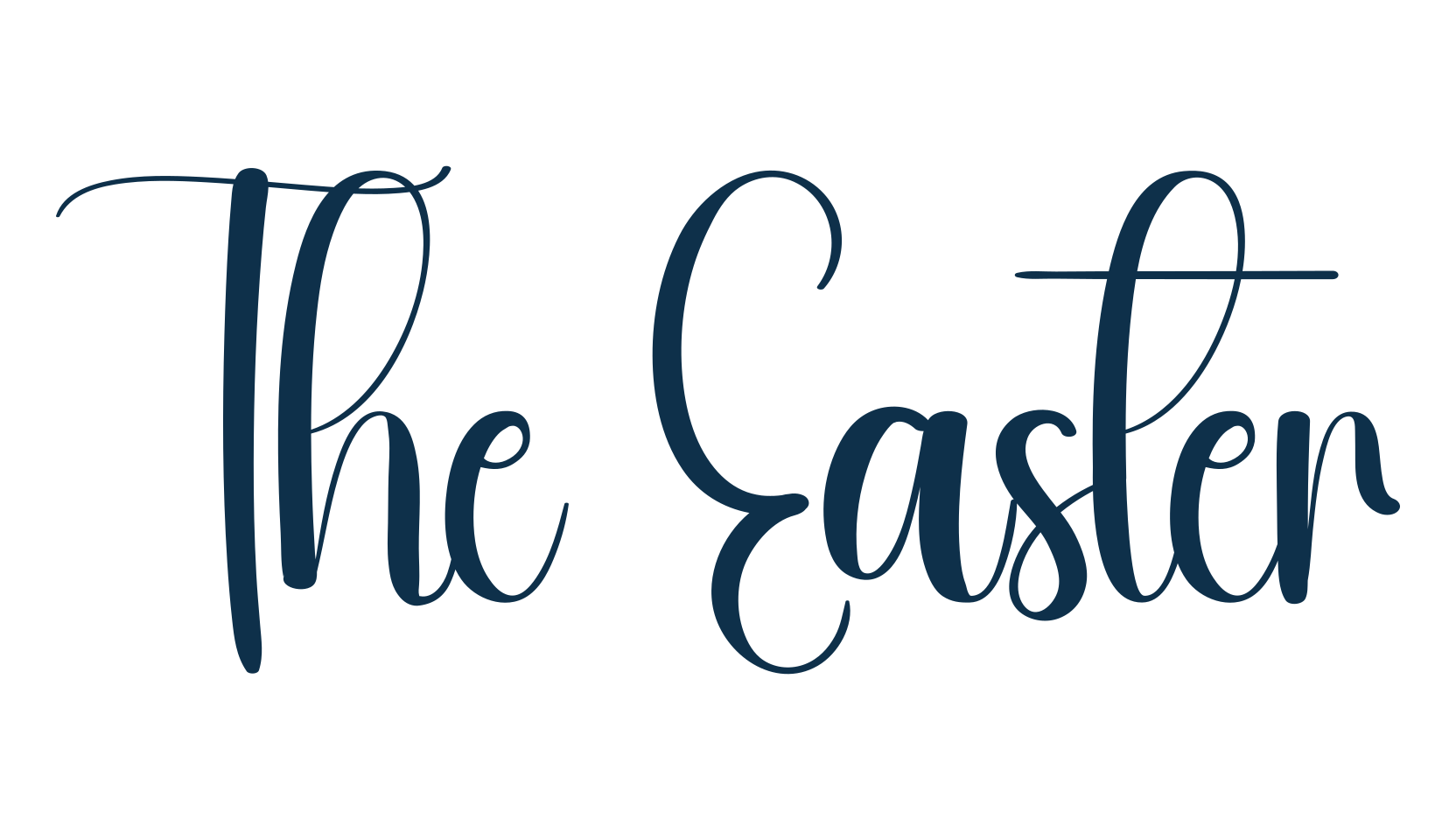 The Easter, various font preview