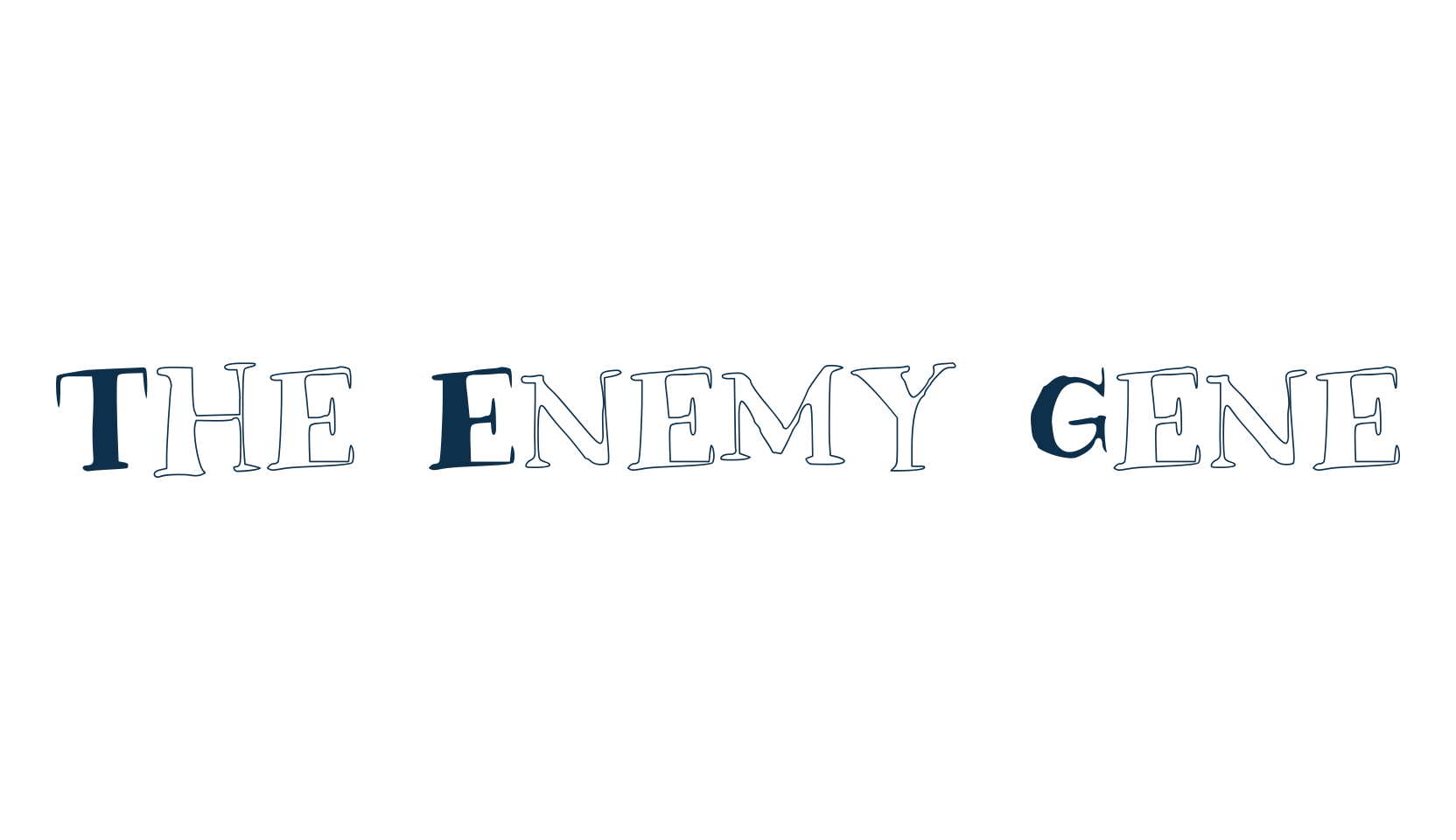 The Enemy Gene, display market font preview