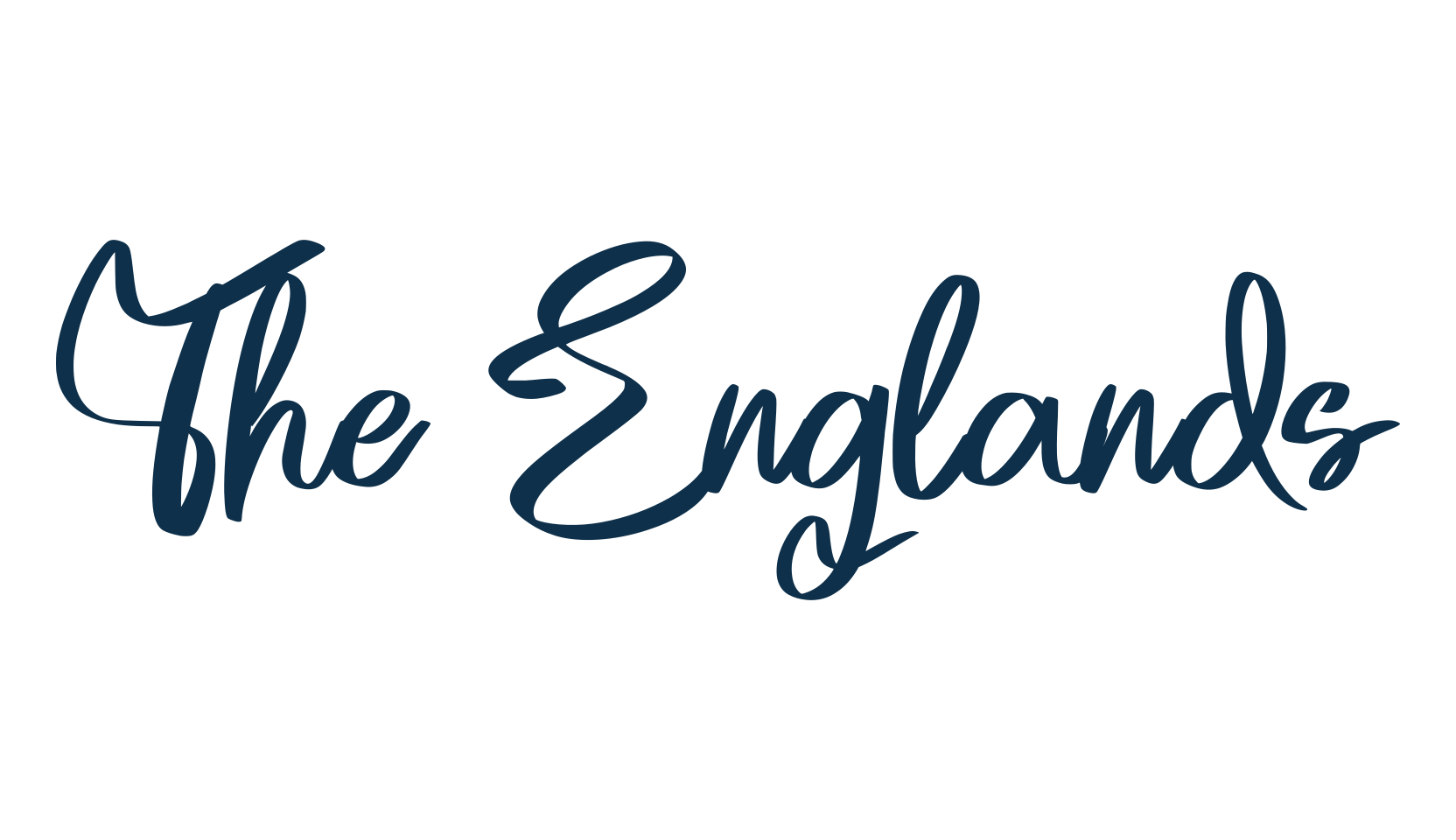 The Englands, fancy various decorative script calligraphy font preview