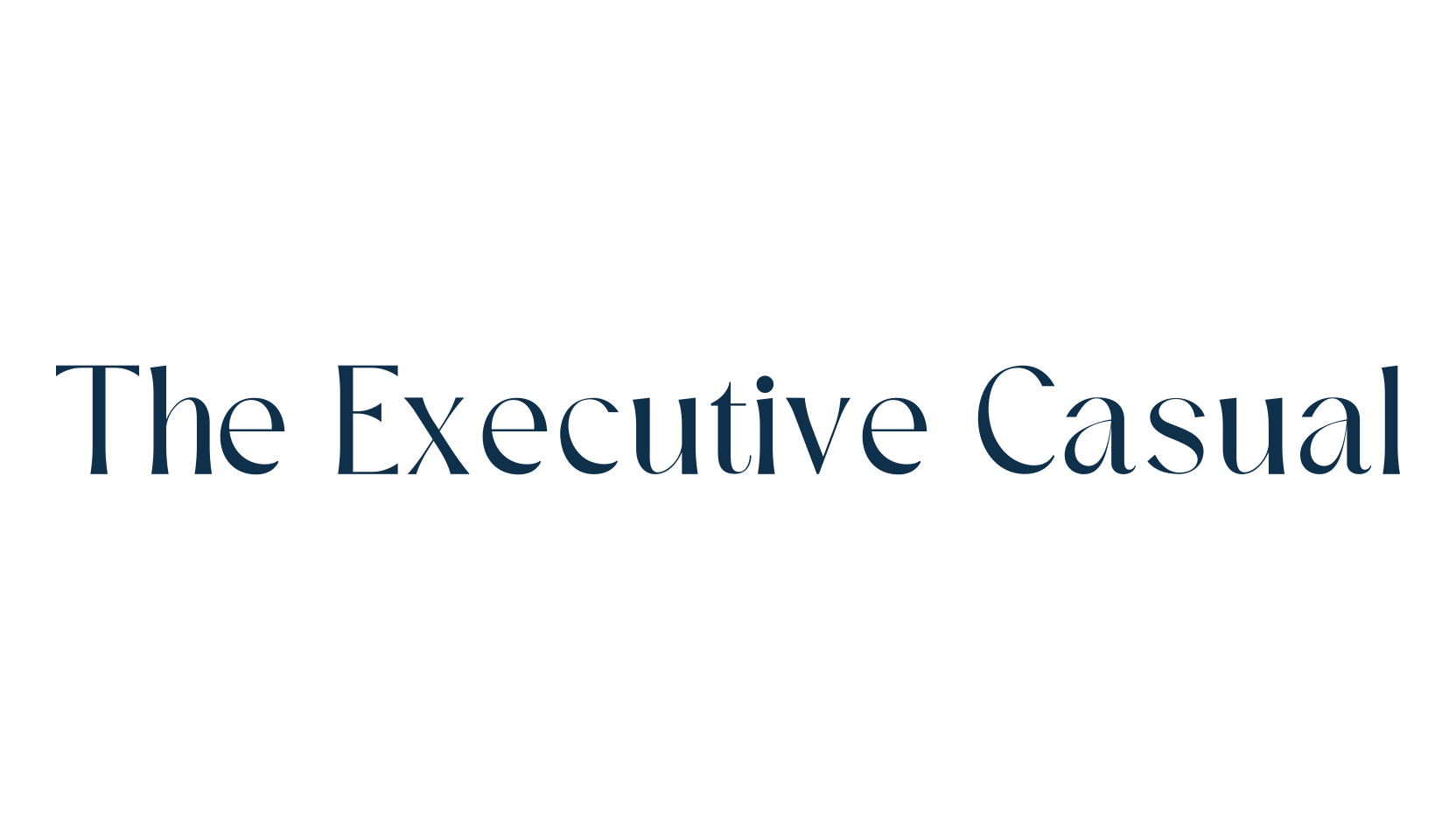 The Executive Casual, serif font preview