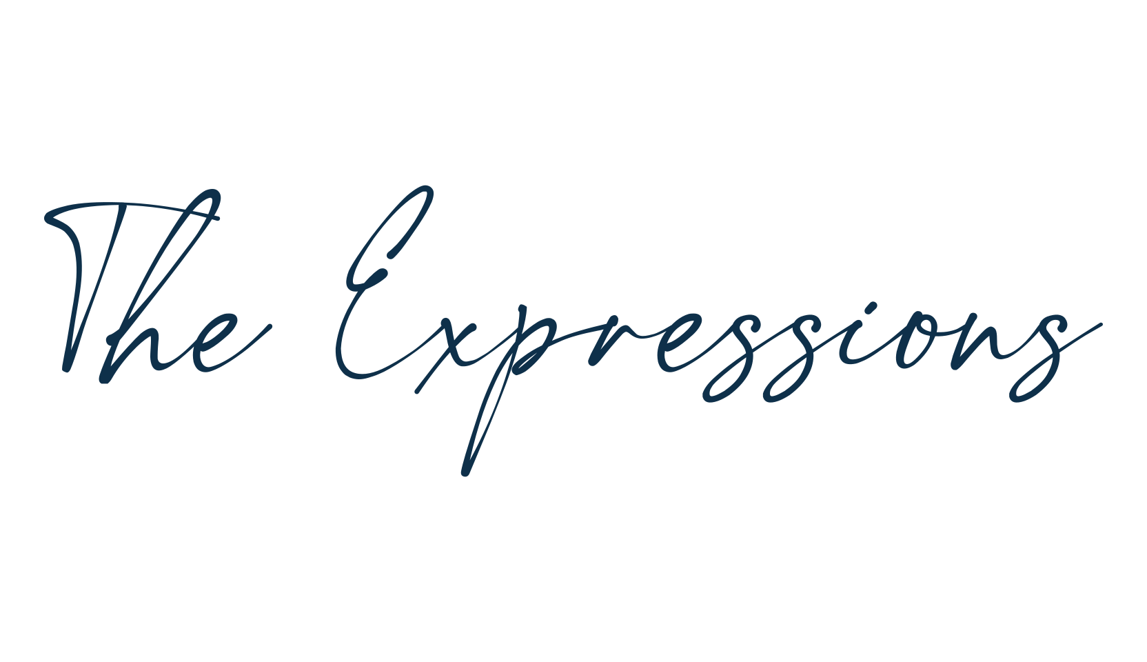 The Expressions, handwriting font preview