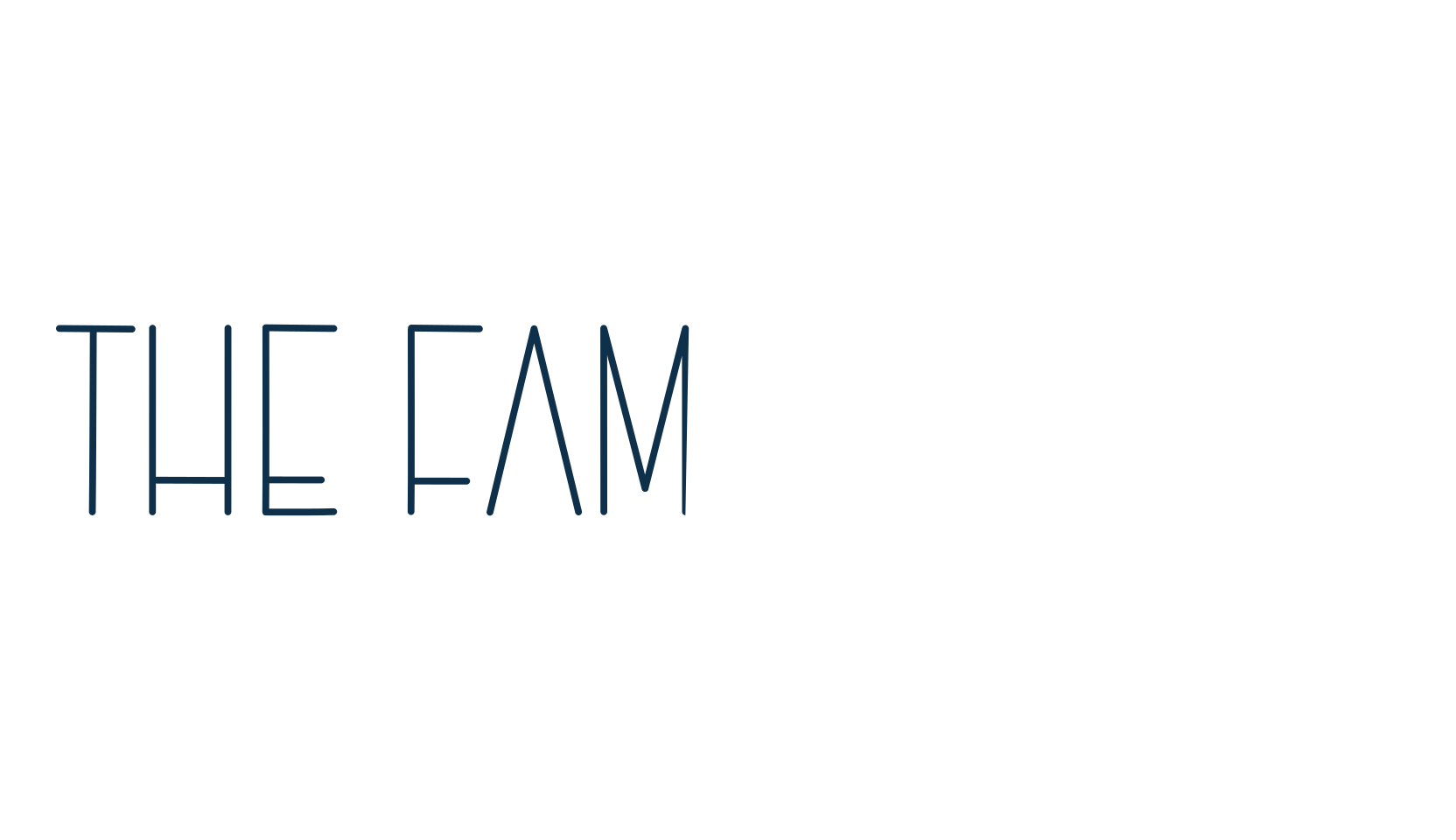 The Family Home, fancy various basic font preview