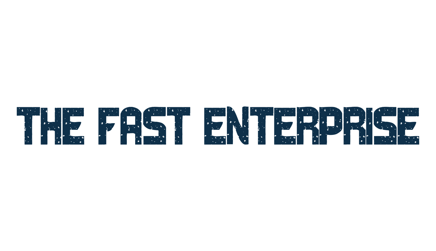 The Fast Enterprise, fancy eroded decorative font preview