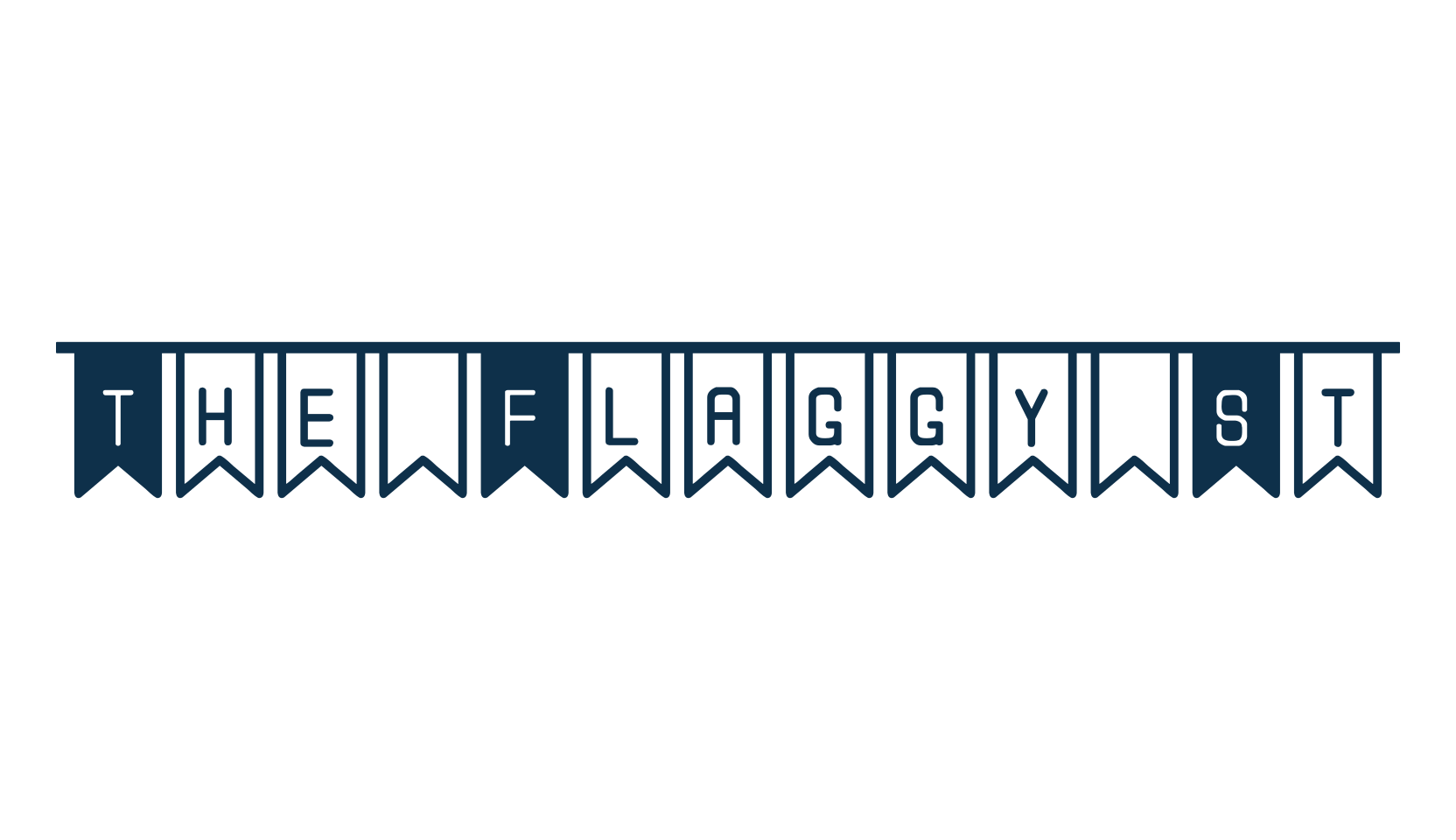 The Flaggy St, fancy decorative font preview