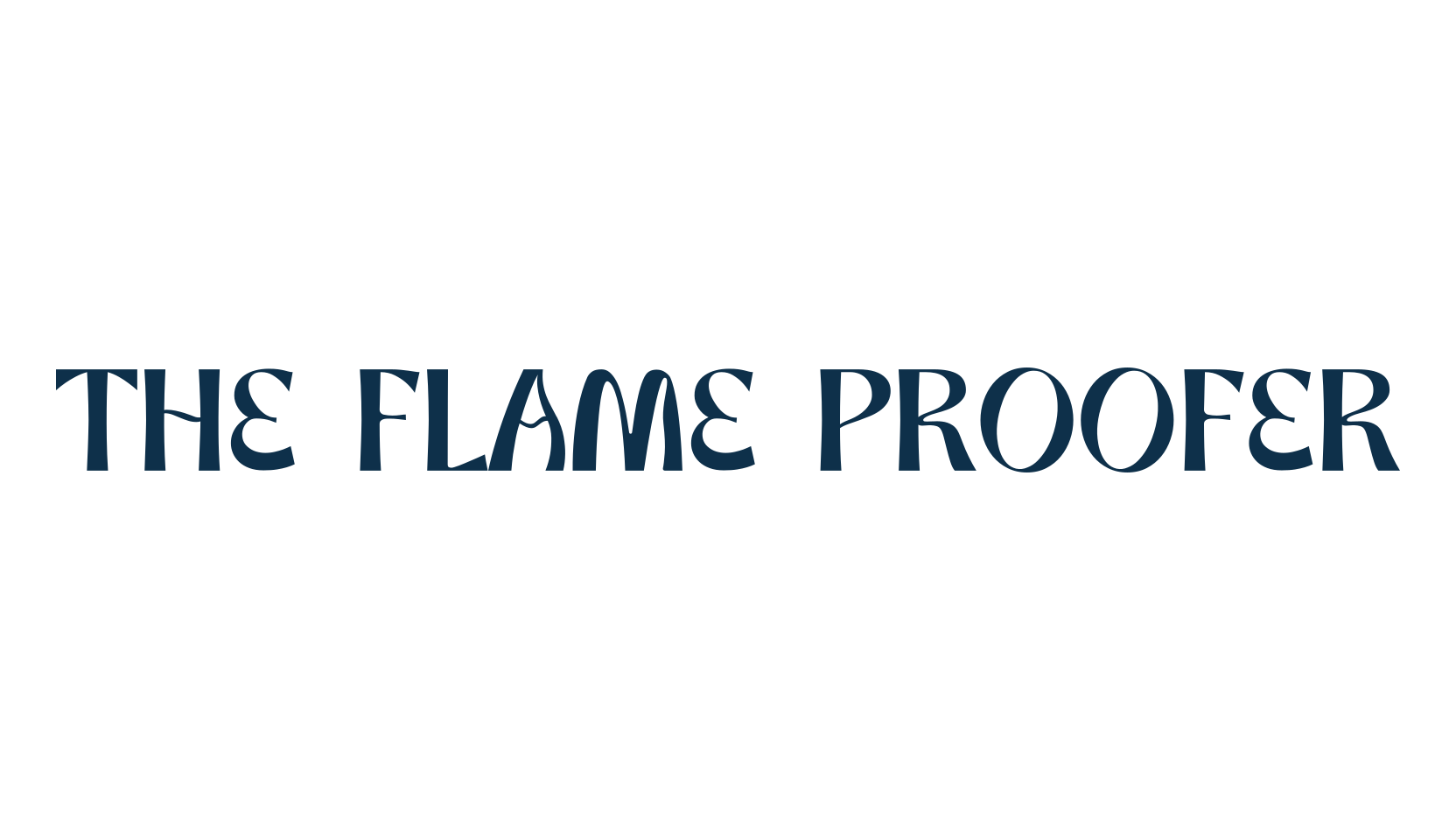 The Flame Proofer, fancy various decorative font preview