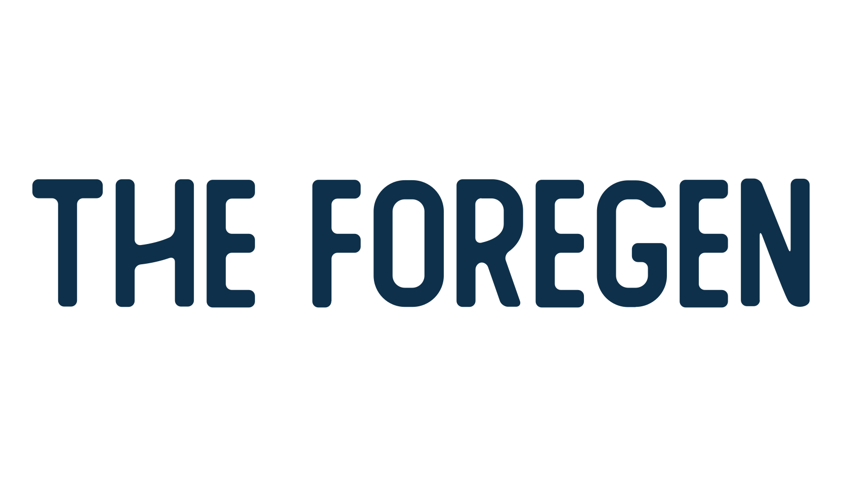 The Foregen, retro font preview