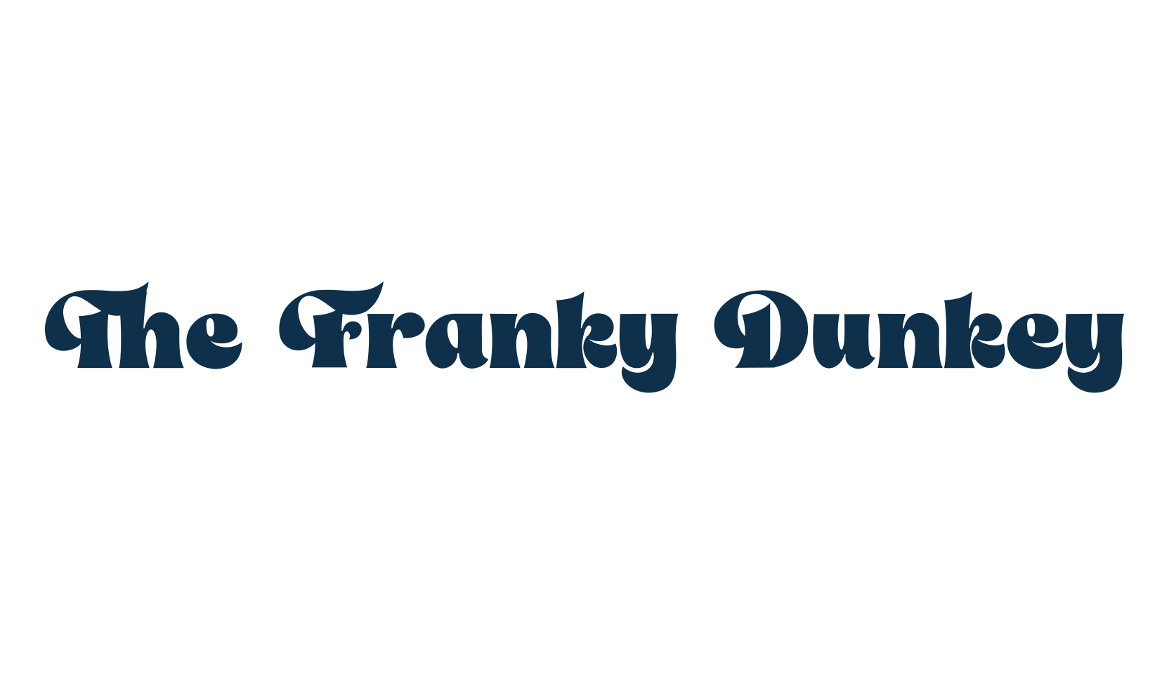 The Franky Dunkey, retro font preview