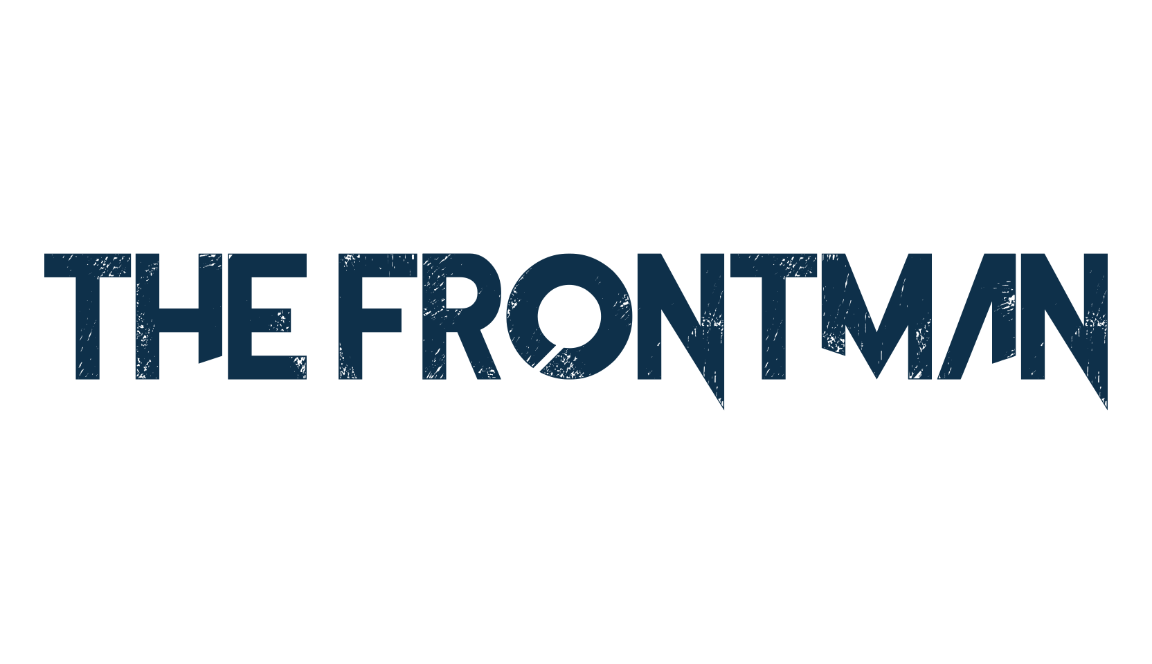 The Frontman, fancy eroded decorative font preview