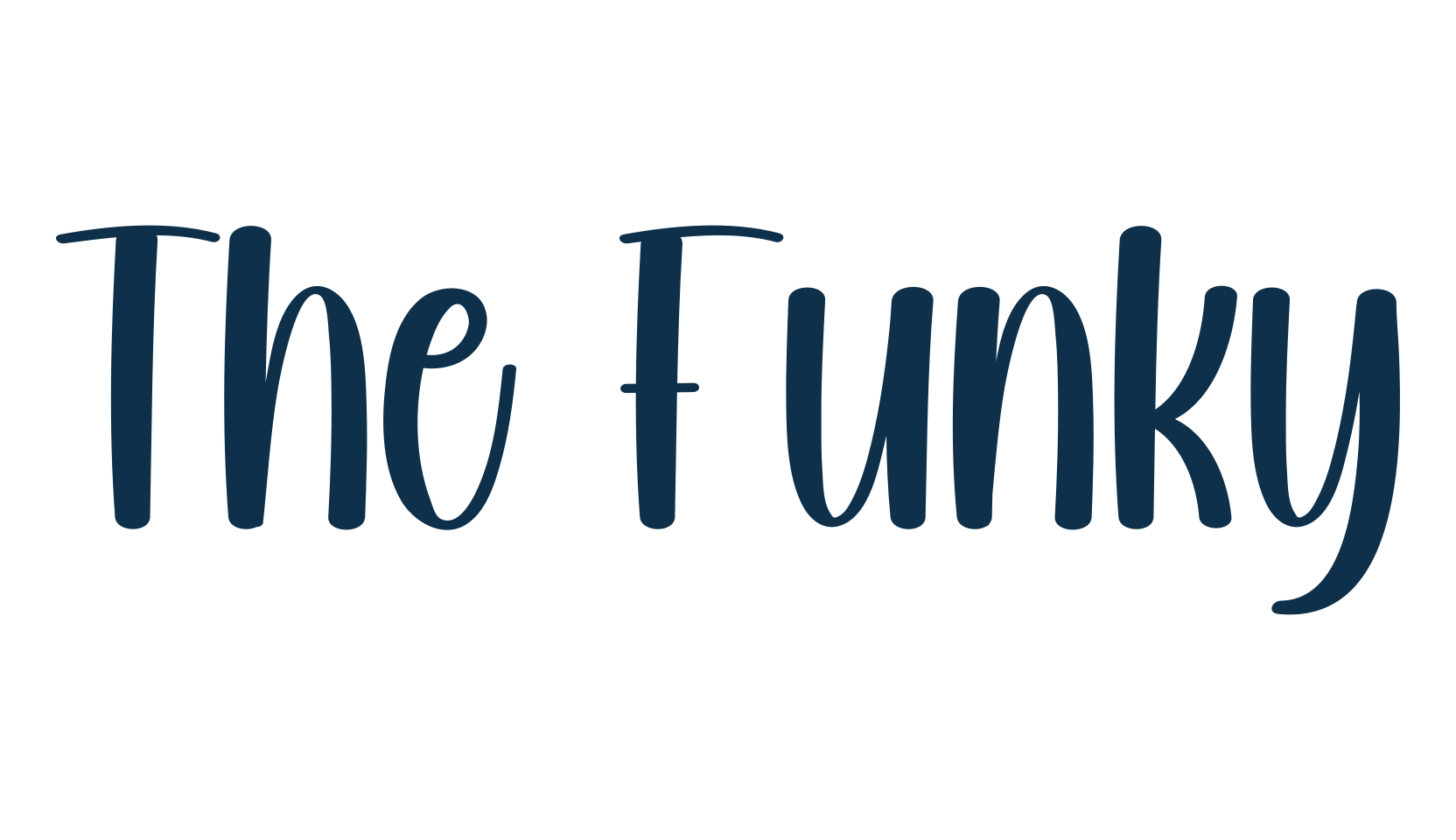The Funky, various font preview