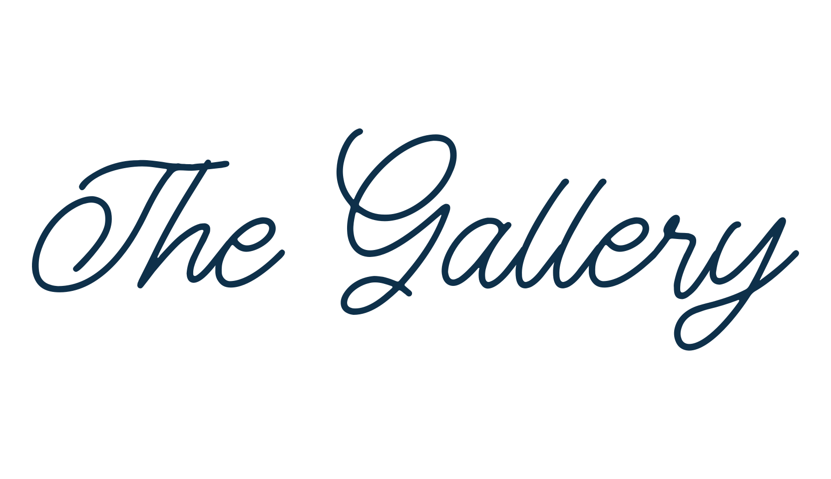 The Gallery, handwriting font preview