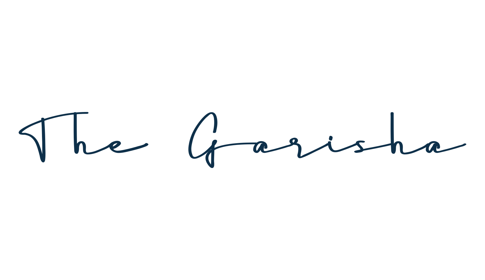 The Garisha, script handwritten fancy decorative calligraphy font preview