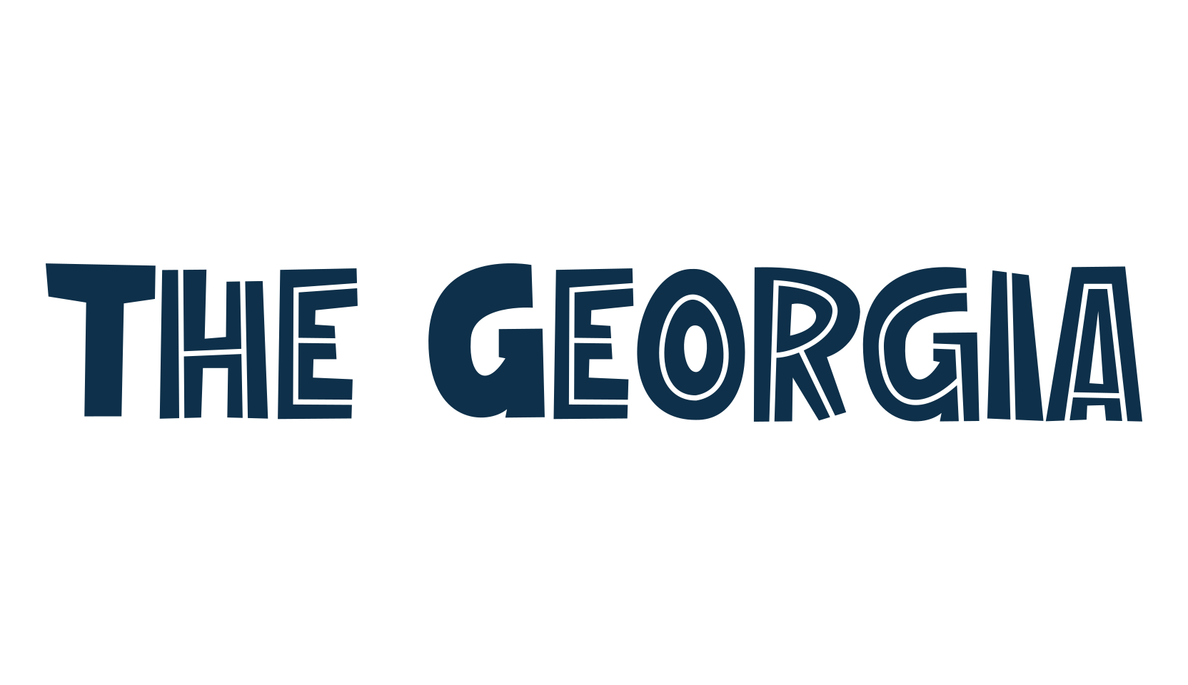 The Georgia, fancy cartoon decorative font preview