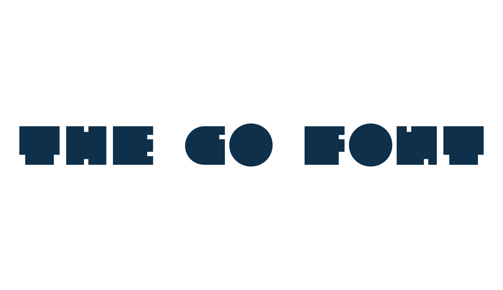 The Go Font, various font preview