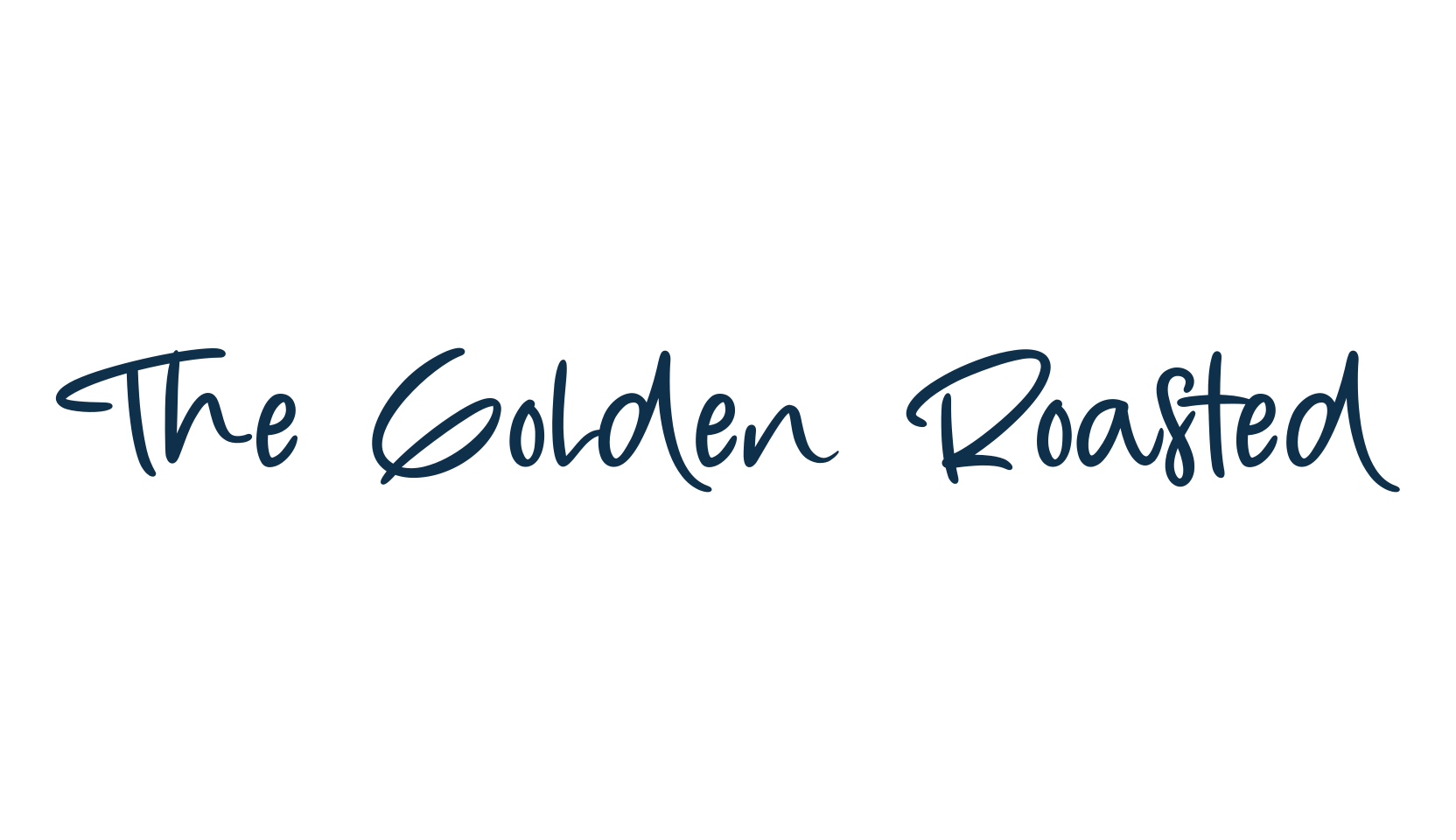The Golden Roasted, script handwritten fancy decorative calligraphy font preview