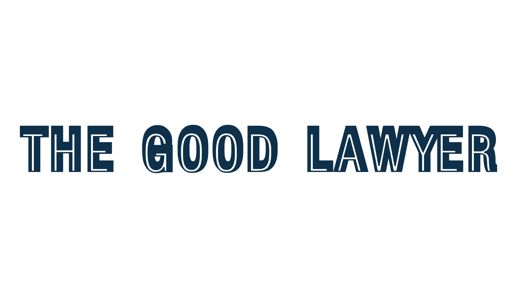 The Good Lawyer, fancy various decorative font preview