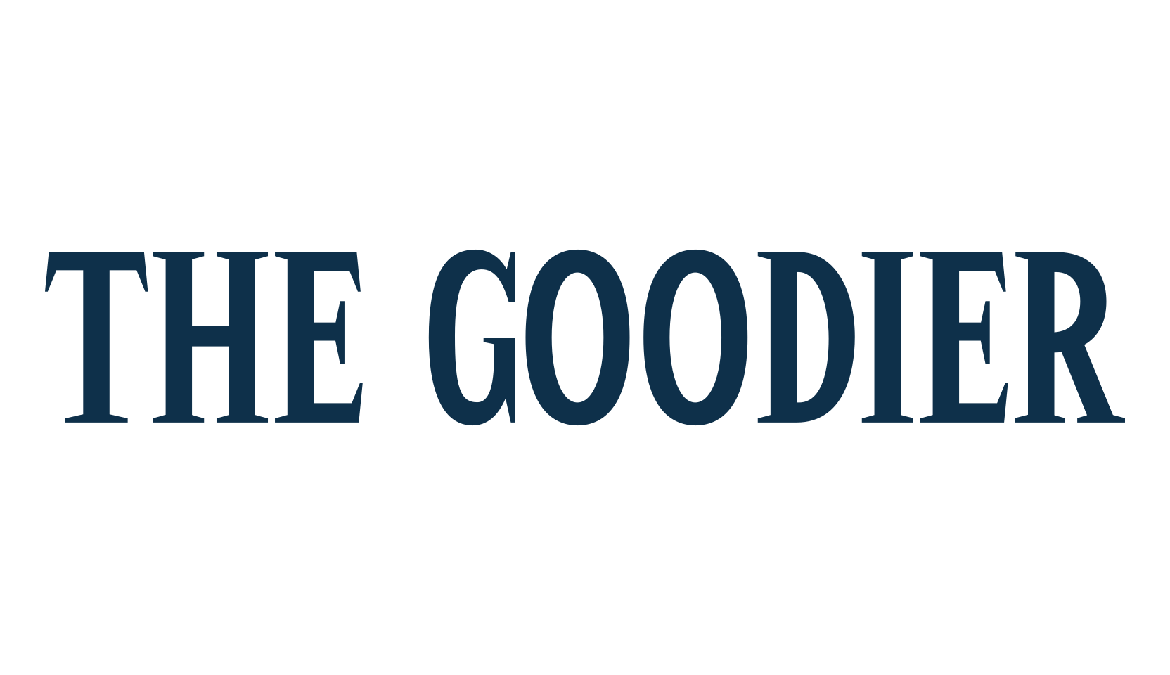 The Goodier, basic serif font preview