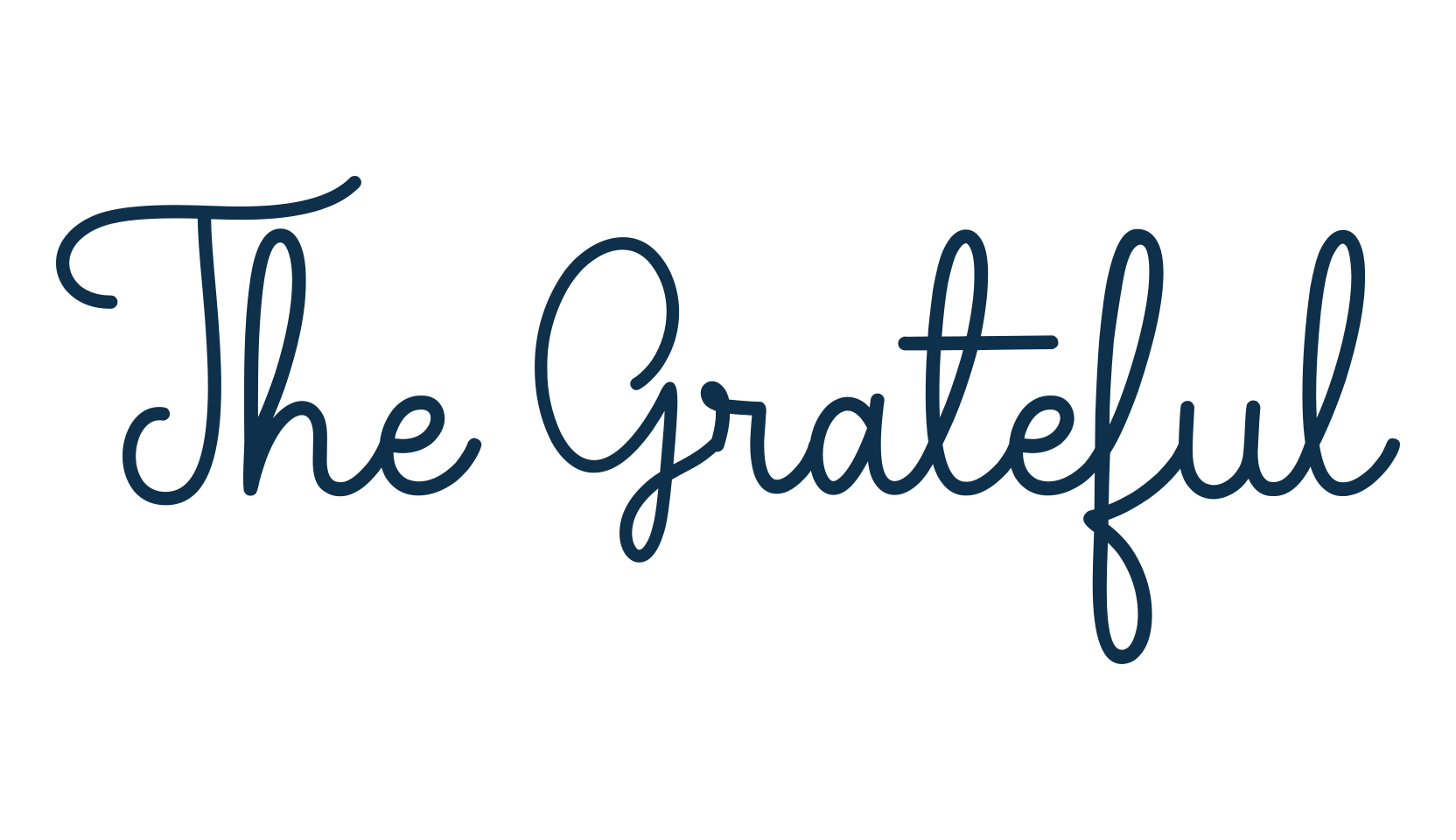 The Grateful, handwriting font preview
