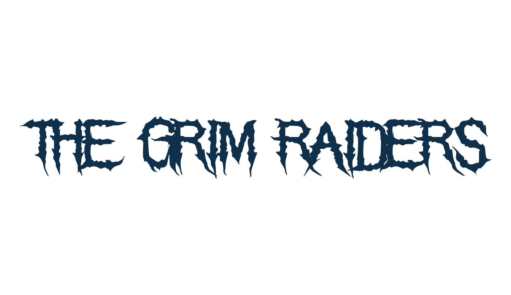 The Grim Raiders, holiday halloween fancy decorative horror font preview