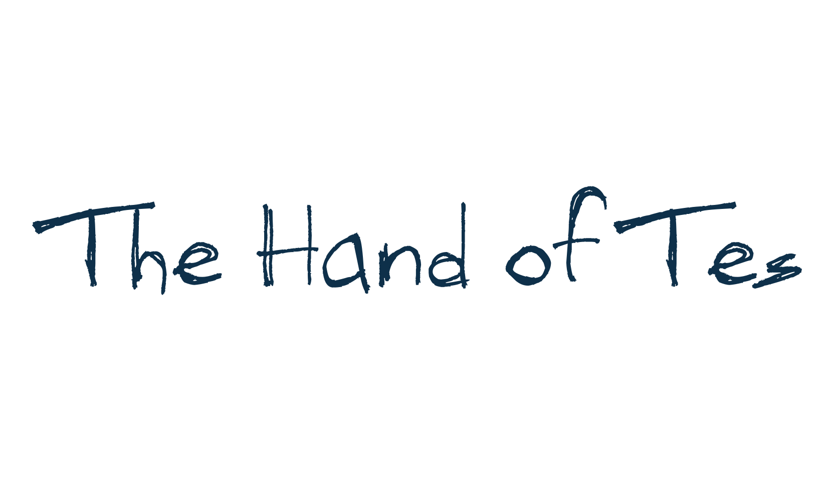 The Hand of Tes, handwriting font preview