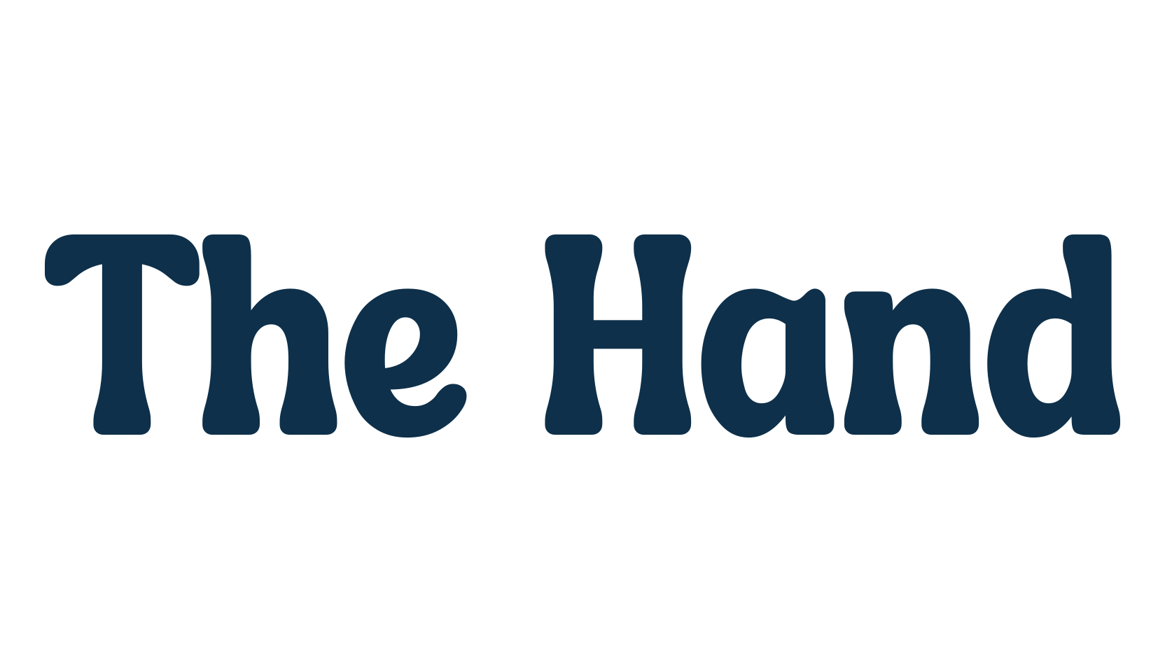 The Hand, fancy retro decorative font preview