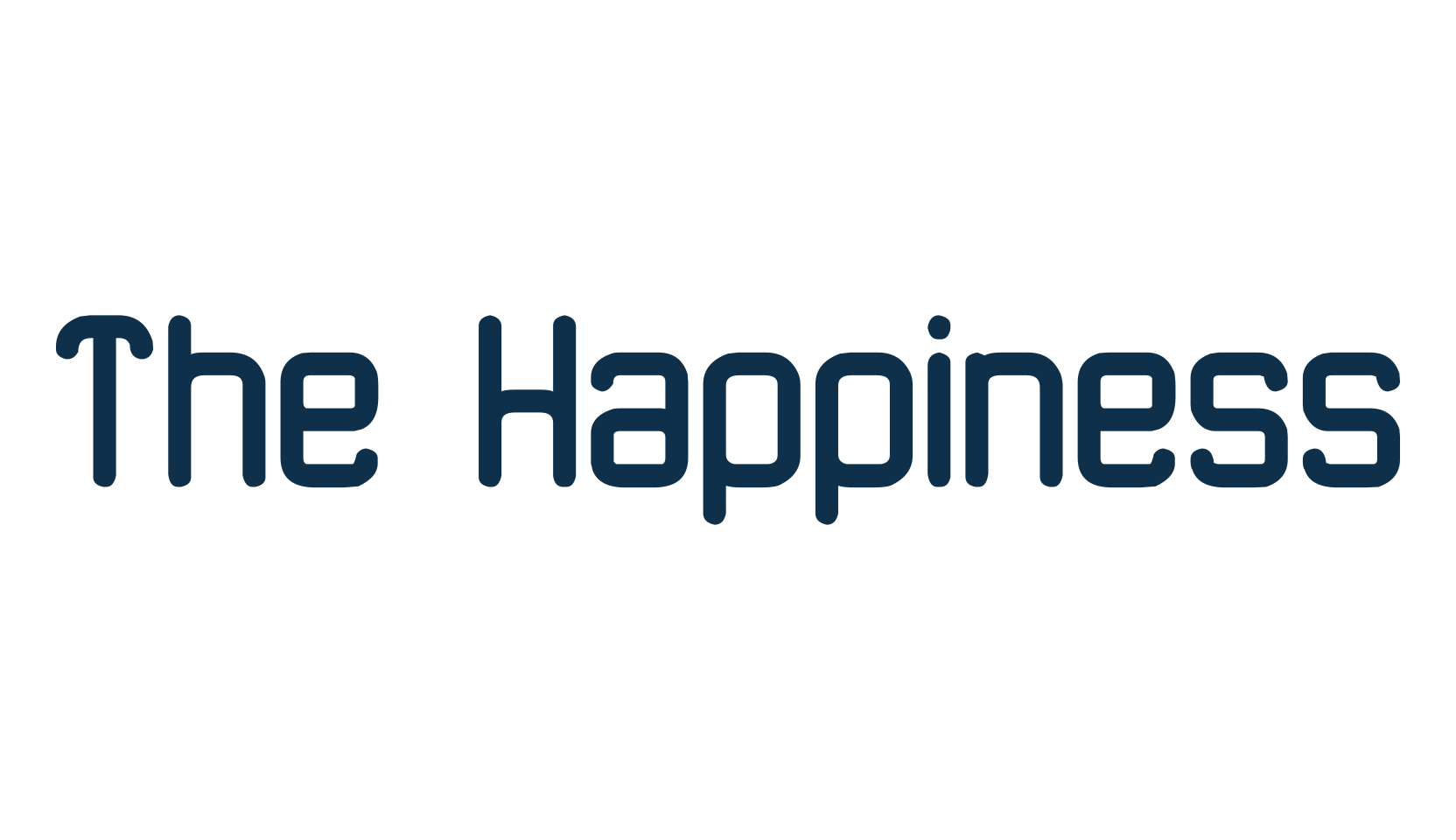 The Happiness, various font preview