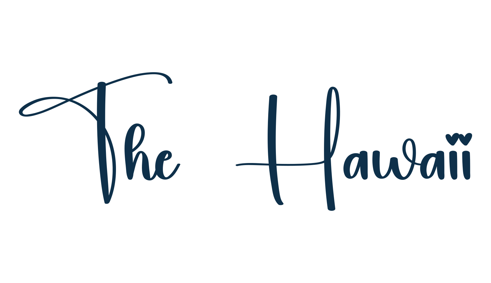 The Hawaii, display market font preview