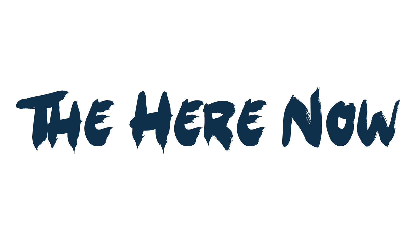 The Here Now, brush font preview