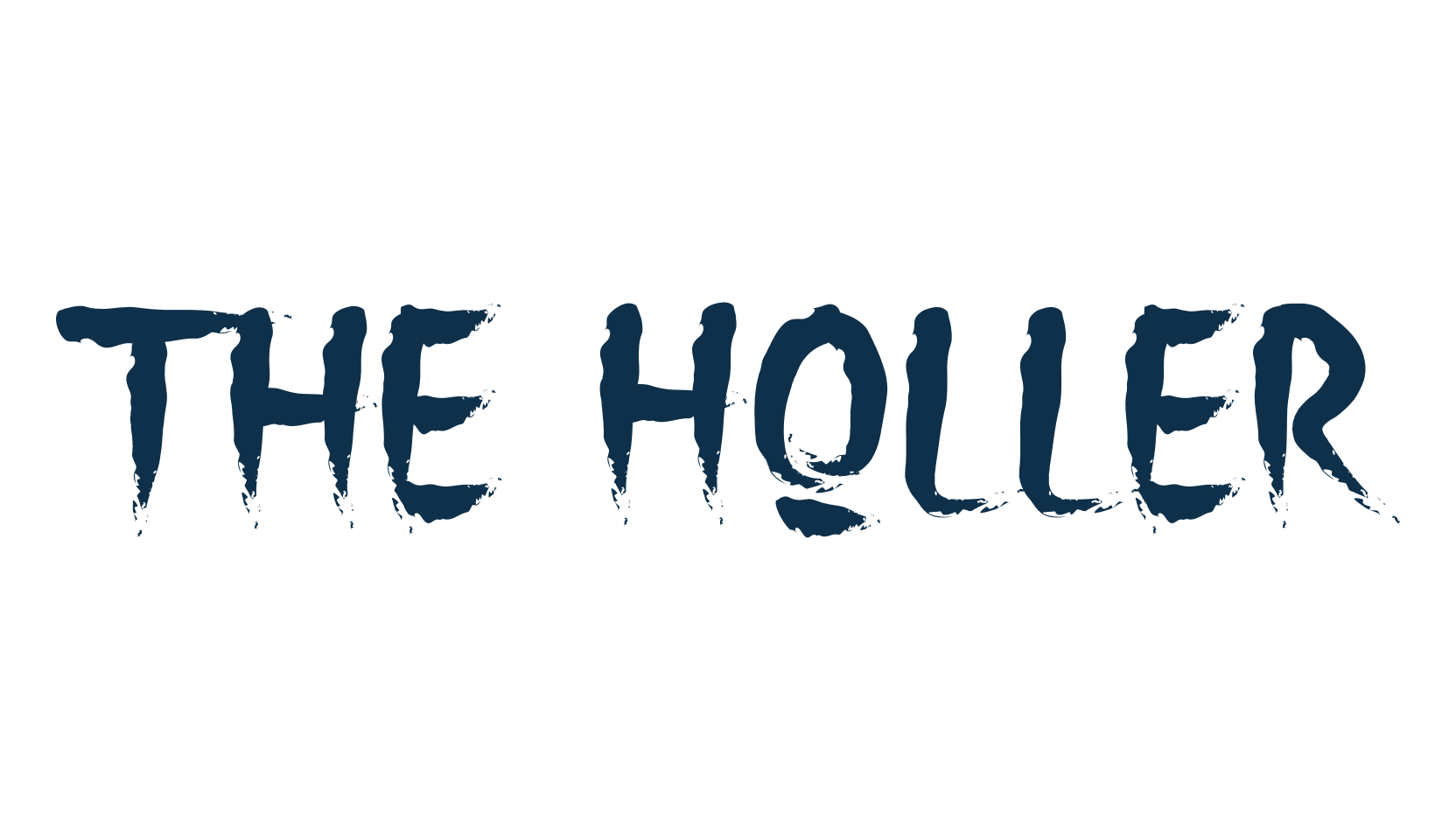 The Holler, halloween font preview