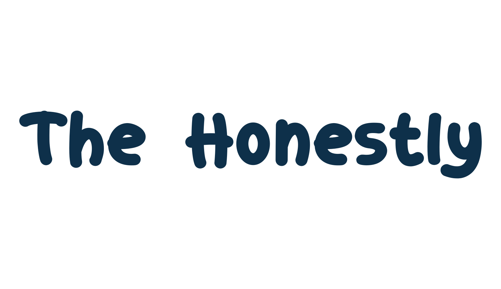 The Honestly, cartoon font preview