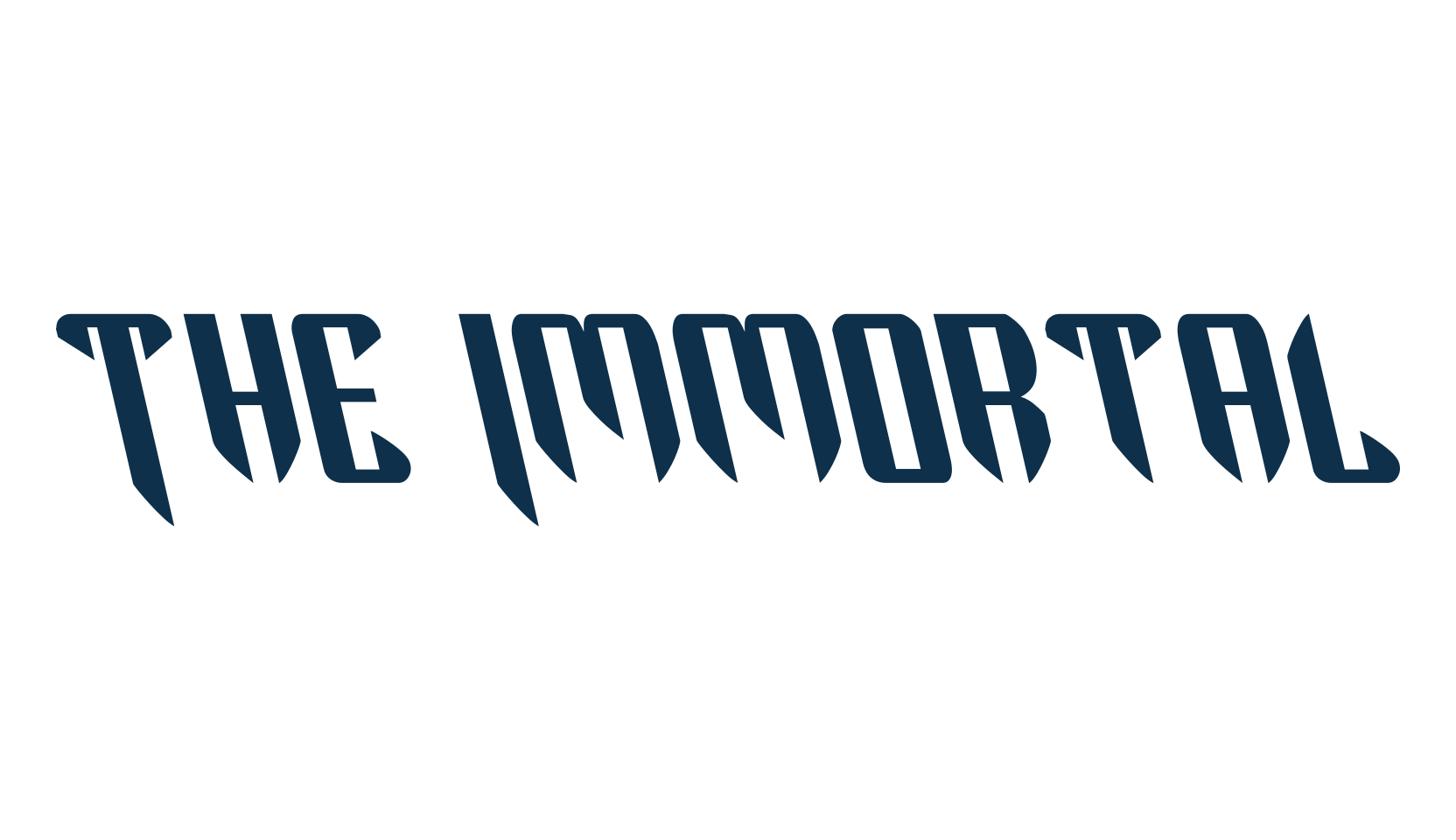 The Immortal, modern font preview