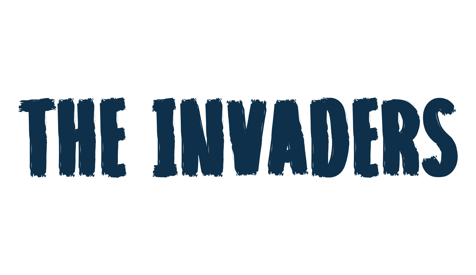 The Invaders (the-invaders-2), brush font preview