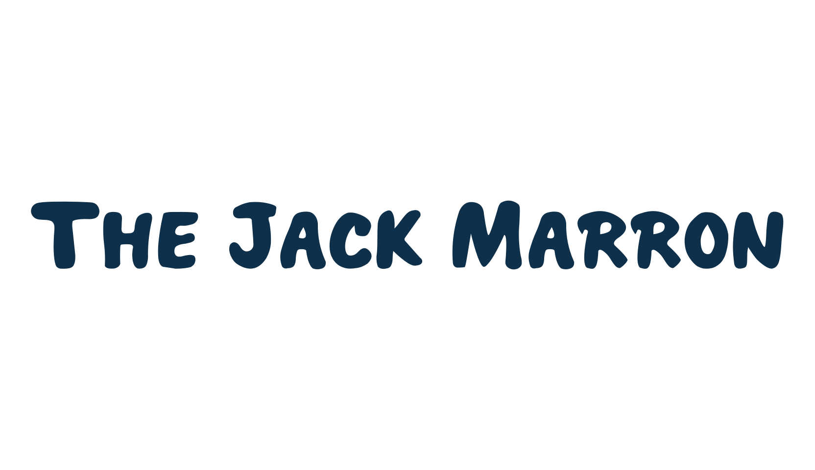 The Jack Marron, fancy cartoon decorative font preview