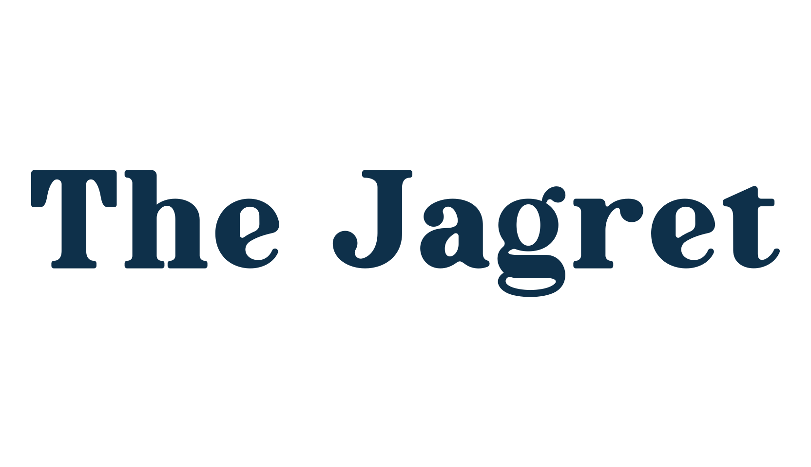 The Jagret, serif font preview