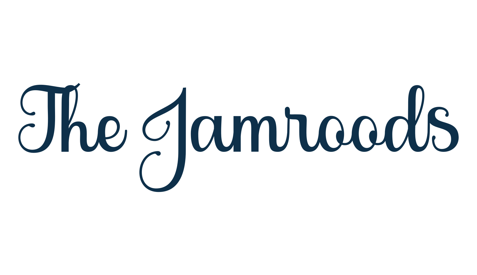 The Jamroods, calligraphy font preview