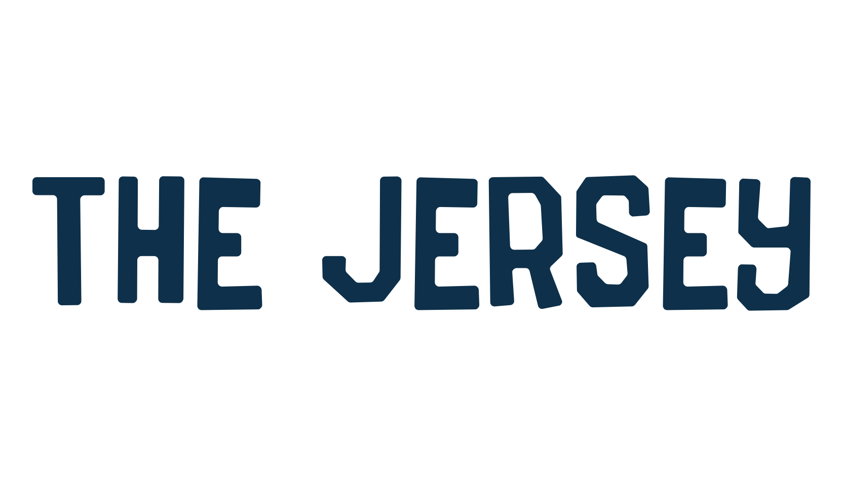 The Jersey, cartoon font preview