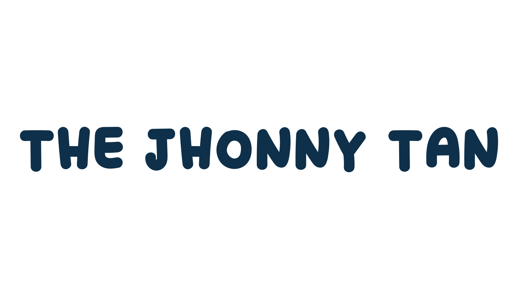 The Jhonny Tan, cartoon font preview