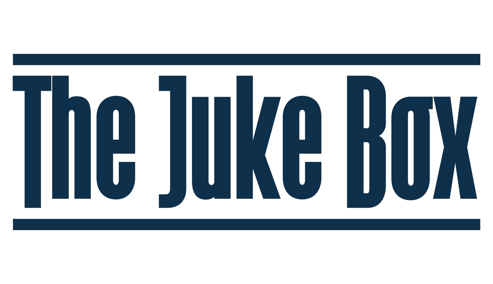 The Juke Box, retro font preview