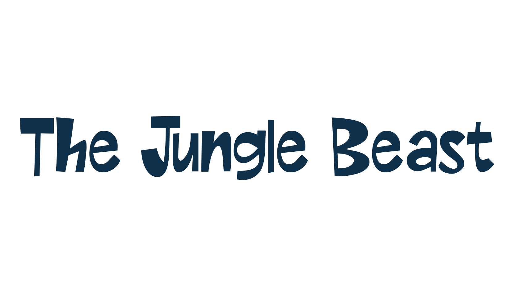 The Jungle Beast, fancy cartoon decorative font preview
