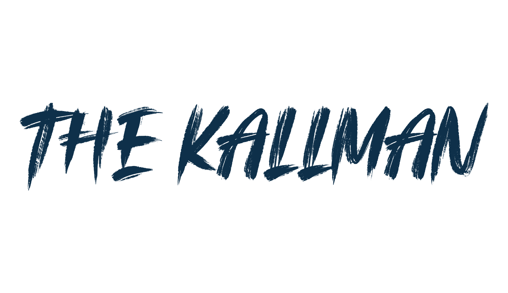 The Kallman, brush font preview
