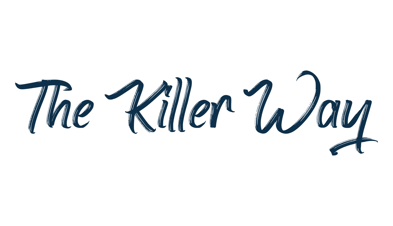 The Killer Way, brush font preview