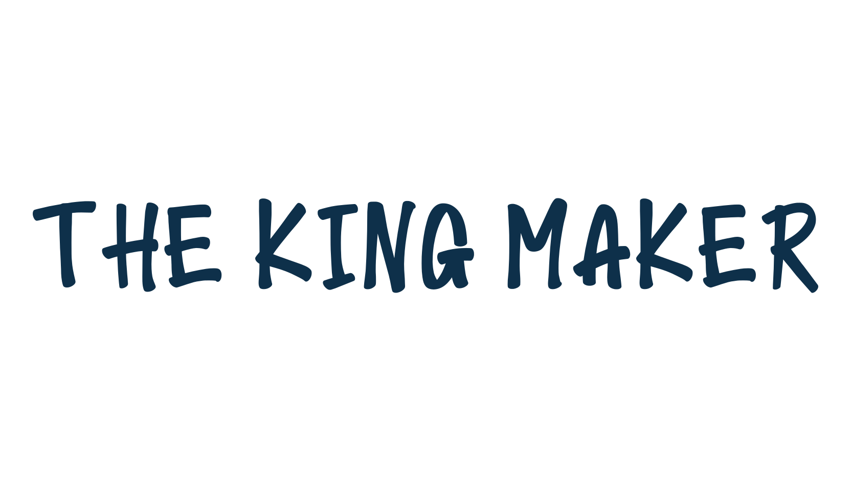 The King Maker, fancy decorative font preview