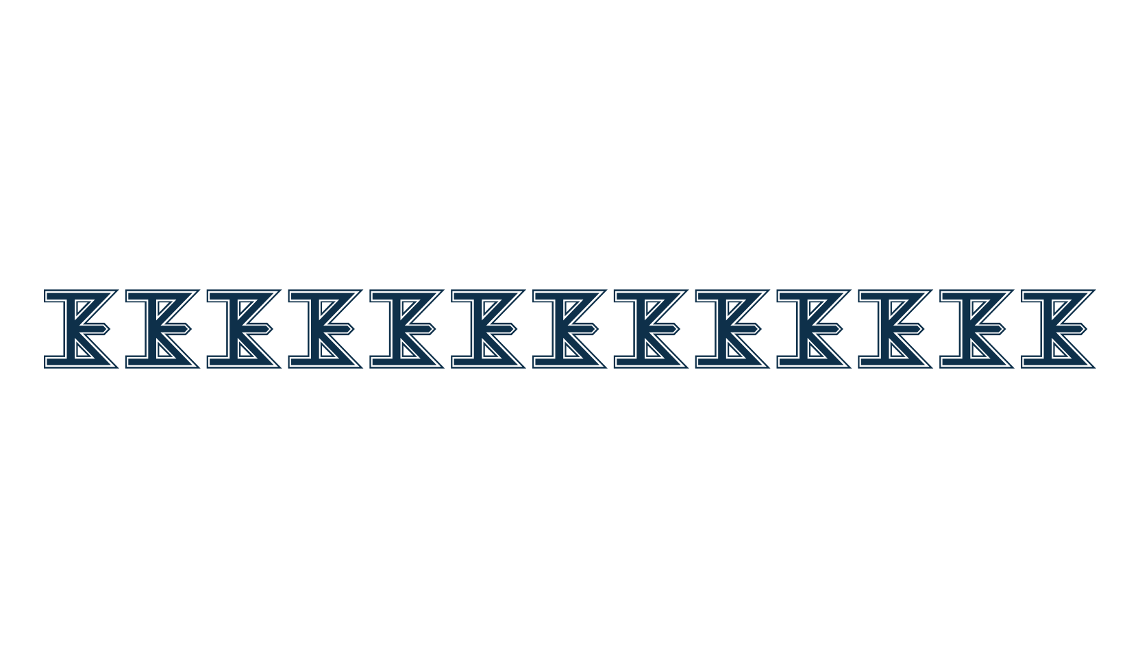 The Kiss Font, fancy decorative font preview