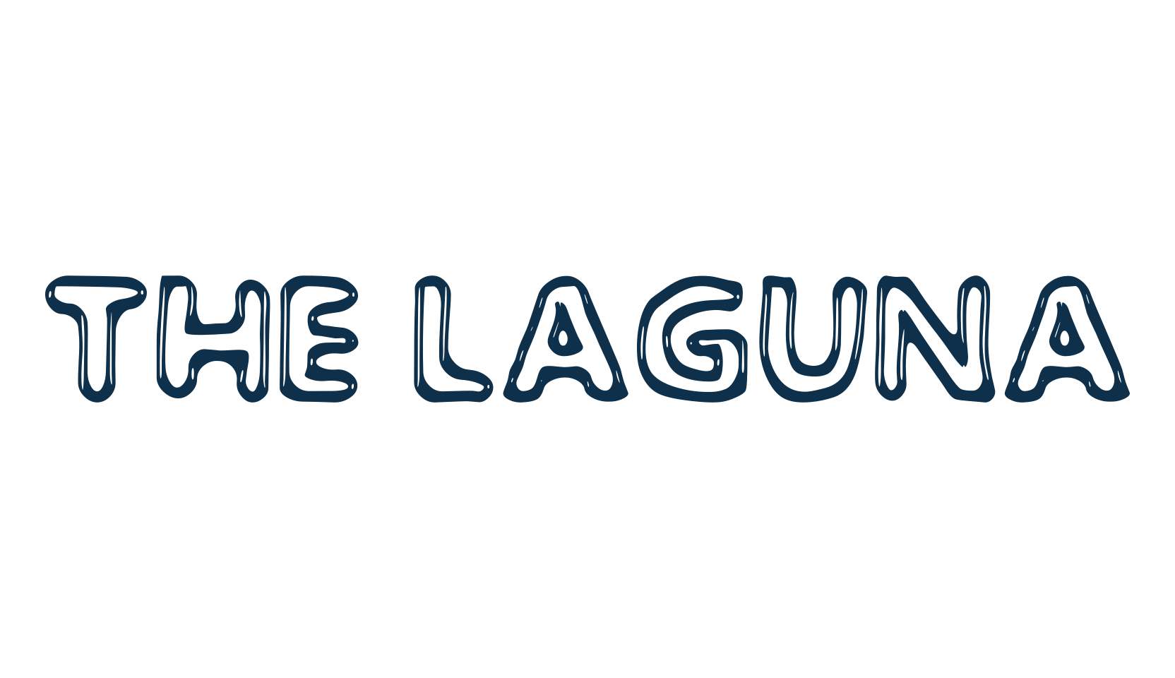The Laguna, fancy various decorative font preview
