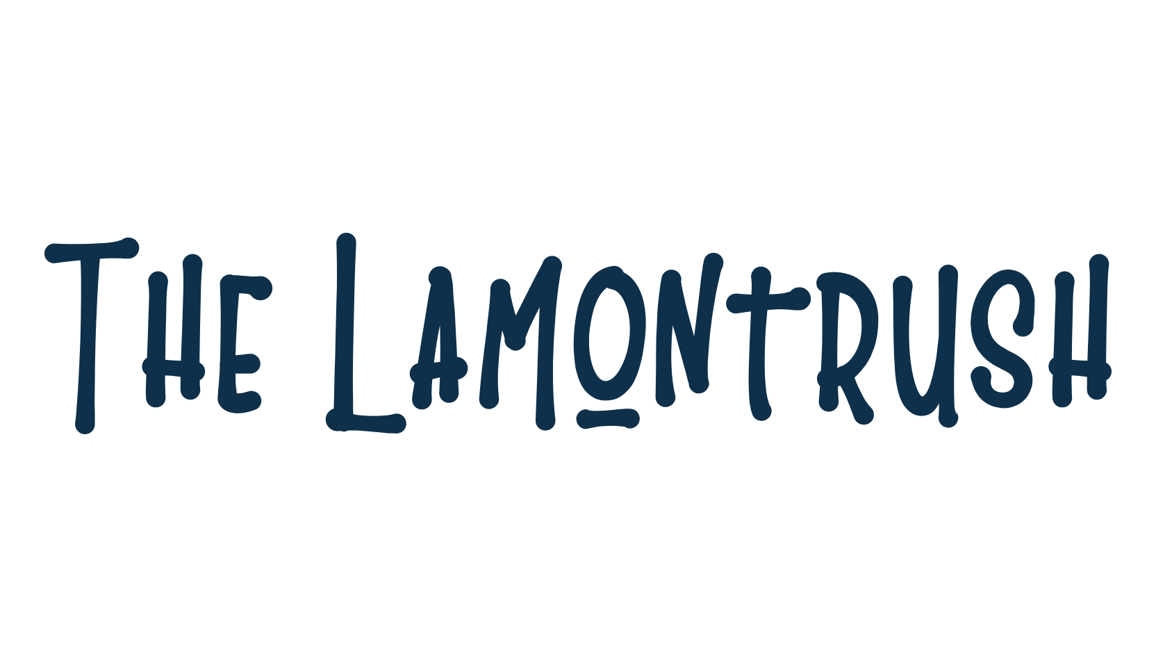 The Lamontrush, various font preview