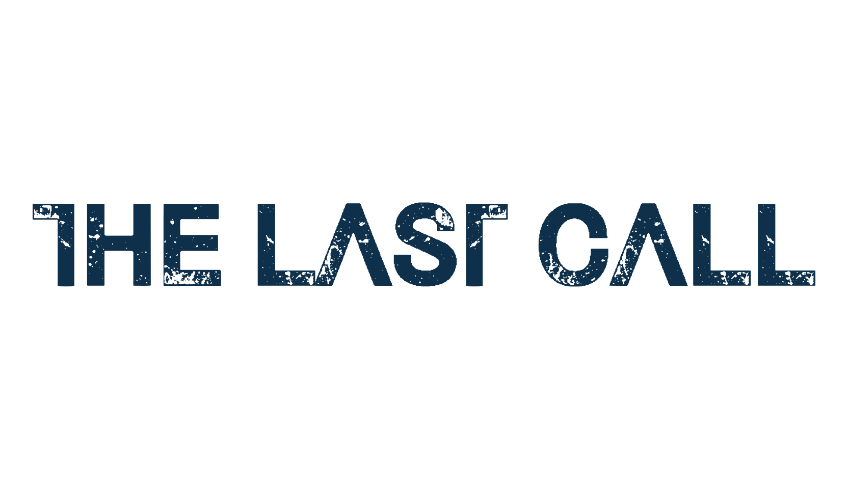 The Last Call, fancy eroded decorative font preview