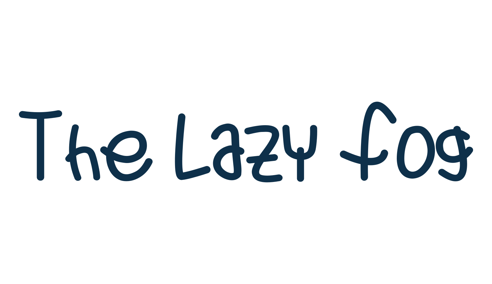 The Lazy Fog, script handwritten fancy decorative calligraphy font preview