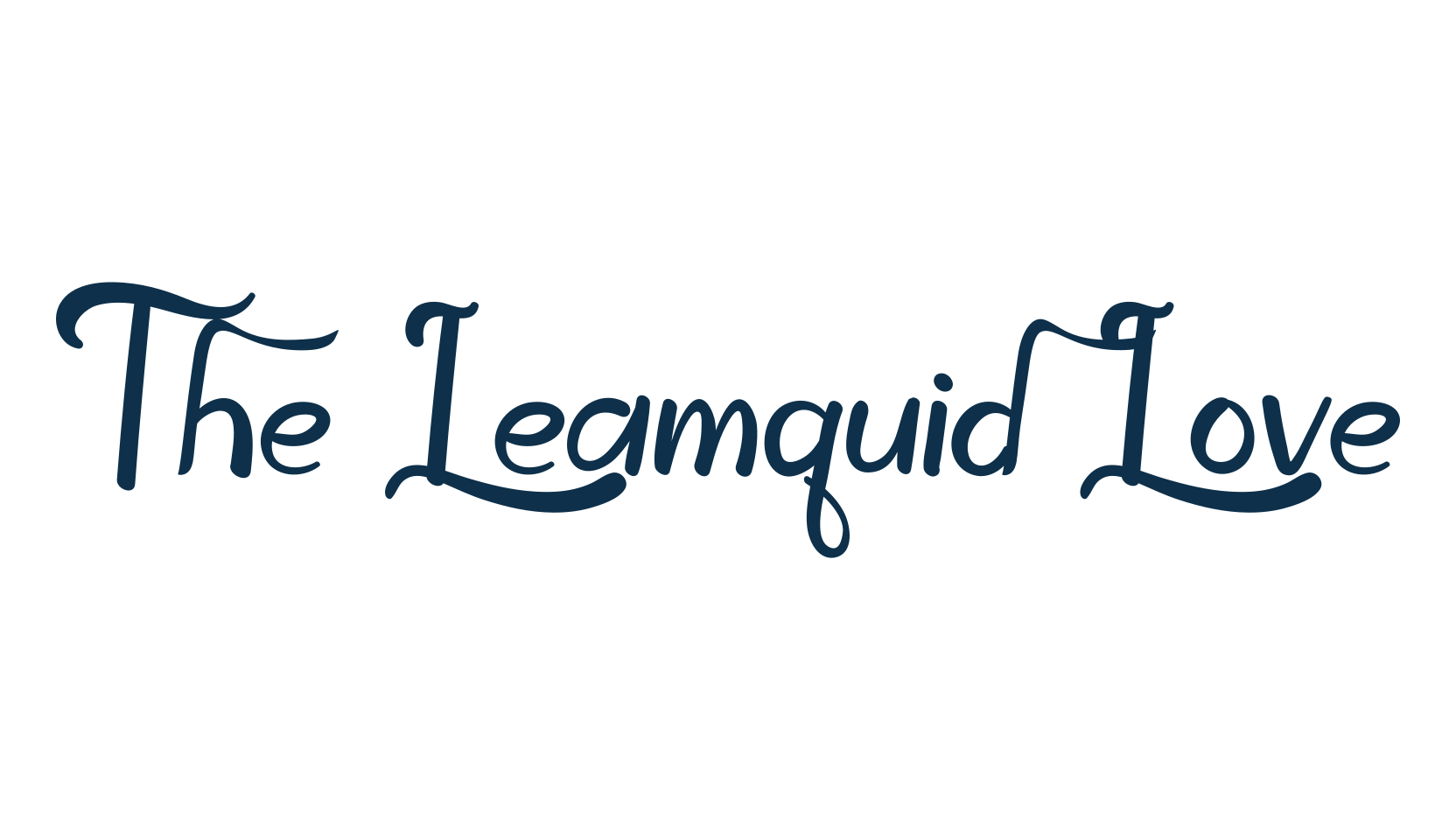The Leamquid Love, fancy decorative font preview